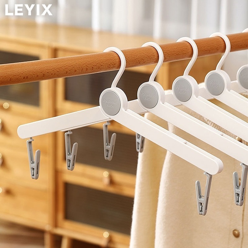 樂藝思｜旅行折疊衣架 曬衣架 折疊衣架 摺疊 晾衣架 折疊曬衣架 折疊晾衣架 曬衣架 折疊 露營衣架 多功能衣架 衣夾-細節圖8