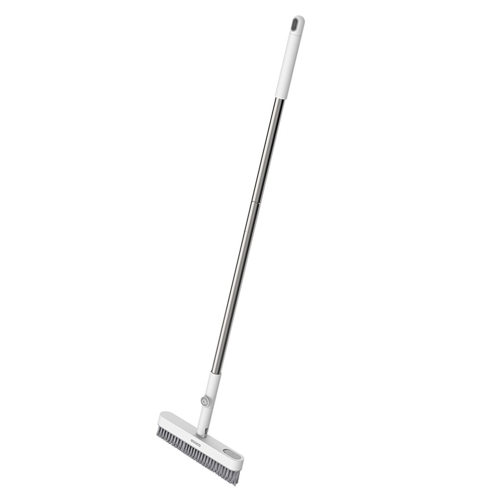 ecoco 旋轉地板刷 縫隙刷 地板刷 清潔刷 刷子 清潔 廁所刷 浴室刷 牆角刷 清潔刷具 地刷 地板清潔刷 V型刷-細節圖2