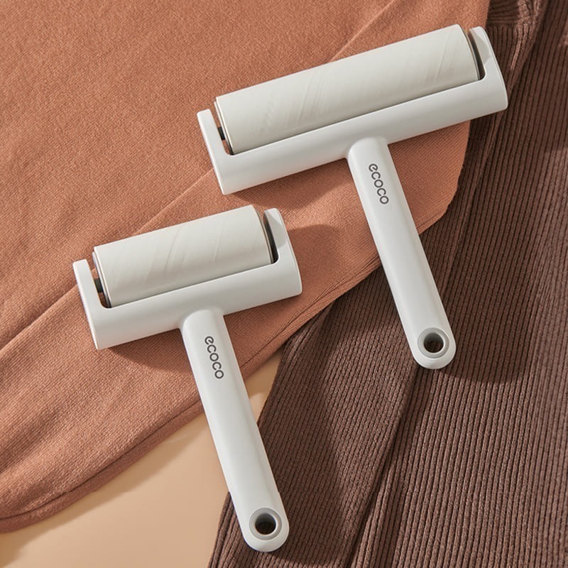 ecoco 可撕式黏毛器 黏毛器 滾筒黏毛器 除塵 寵物黏毛器 除塵黏毛 黏毛紙 黏塵 捲筒 除塵滾筒 清潔 黏毛滾輪-細節圖9