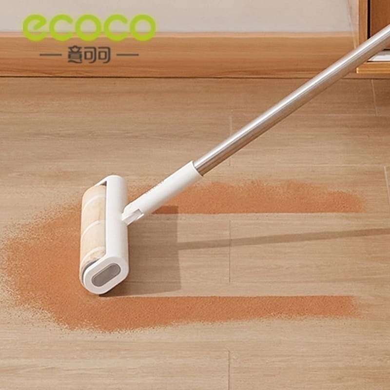 ecoco 加長型 可撕式黏毛器 滾筒黏毛器 黏毛器 寵物黏毛器 清潔 除塵黏毛 除塵 黏毛紙 黏毛滾輪 長柄除塵滾筒-細節圖9