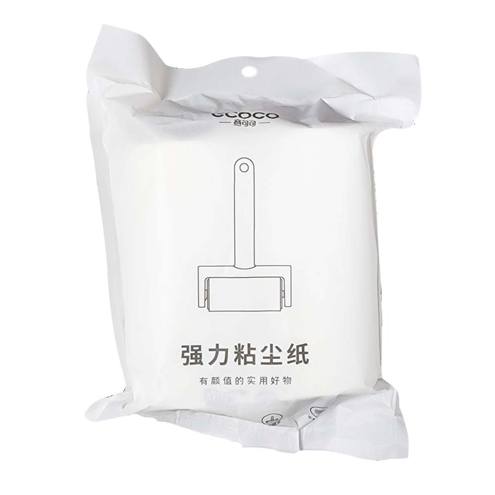 ECOCO｜黏毛器補充包 黏塵紙 黏毛紙 除塵 清潔 替換 紙芯 適用 意可可 除塵滾輪 黏毛器 黏毛滾筒-細節圖2