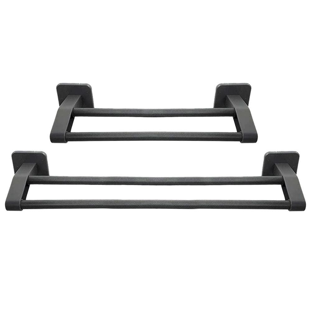 太空鋁 毛巾架 整理架 拖鞋架 傘架 鍋蓋架 置物架 小紅書爆款 掛架 收納架 毛巾雨傘 拖鞋 鍋蓋架 無痕壁掛 雙桿-細節圖2