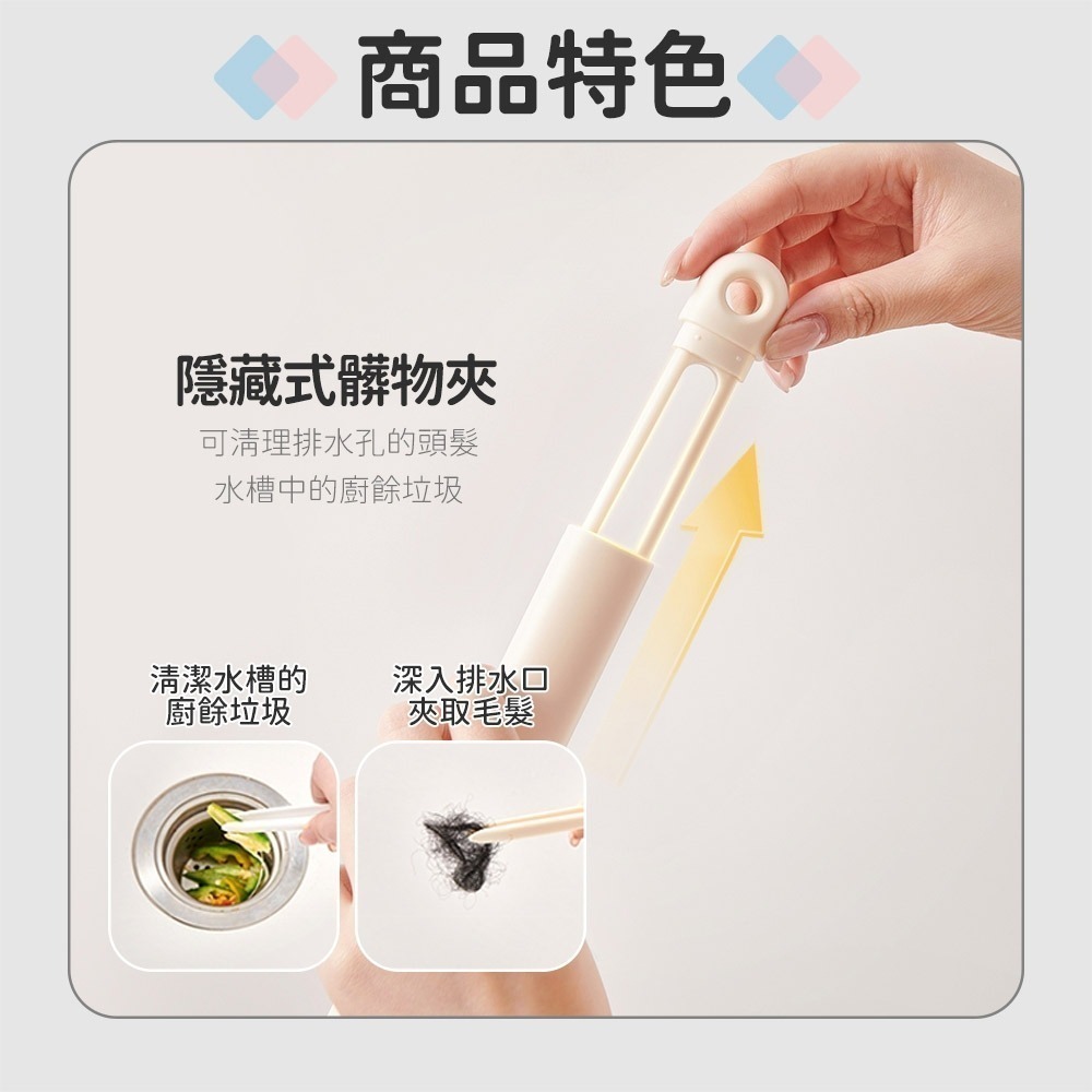 ecoco 意可可｜縫隙刷 清潔刷 磁磚刷 隙縫刷 凹槽刷 浴室刷 窗溝刷 廁所刷 長柄刷 旋轉清潔刷 浴室 清潔-細節圖8