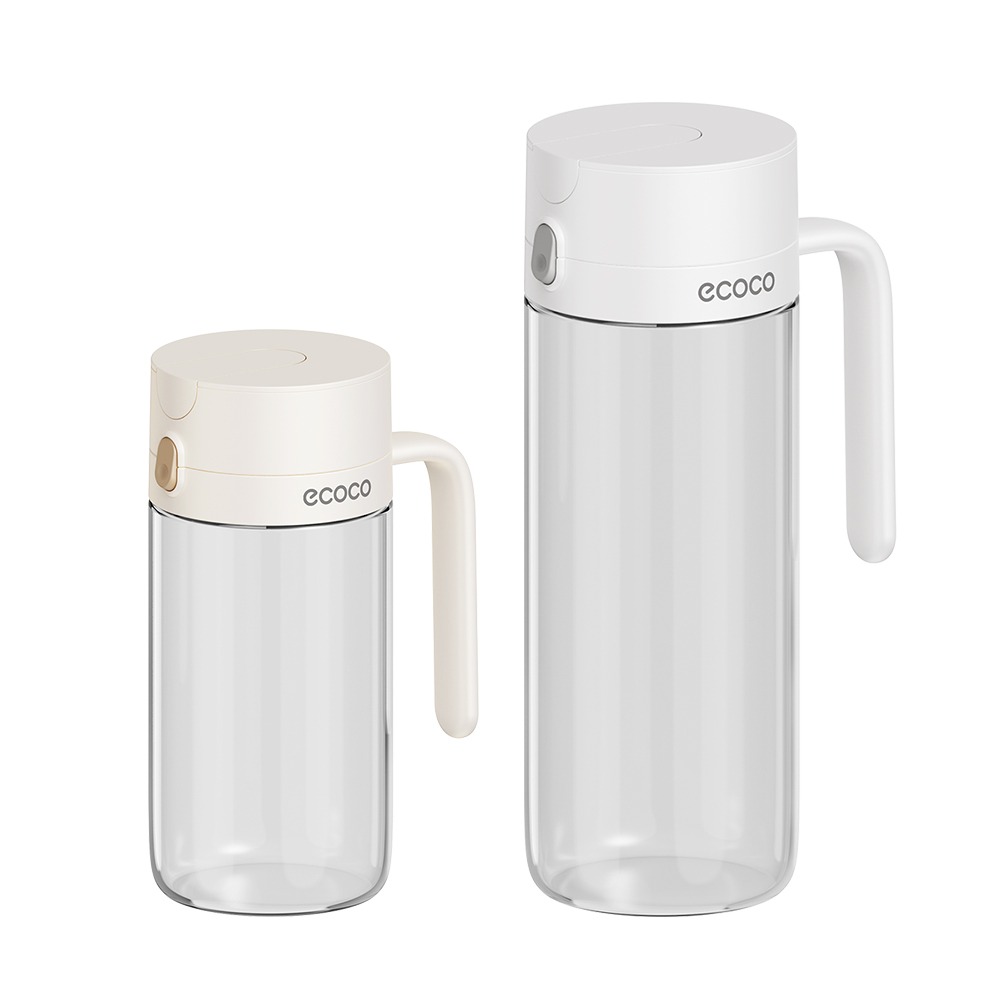 Ecoco｜油壺 油瓶 醬油瓶 油罐瓶 玻璃油壺 油醋瓶 裝油瓶 玻璃油罐 沙拉油瓶 廚房 收納 高硼硅玻璃-細節圖2