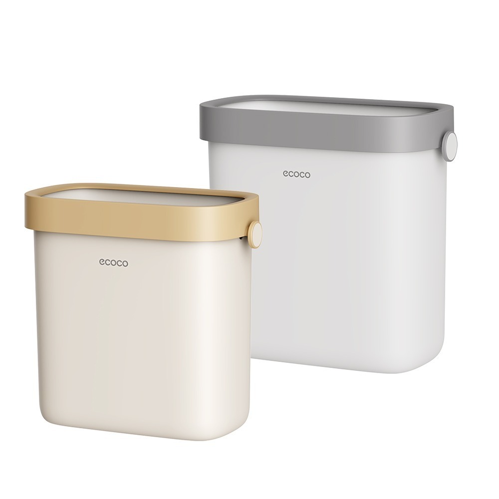 Ecoco 意可可｜垃圾桶 壁掛 廁所垃圾桶 無蓋垃圾桶 浴室垃圾桶 夾縫垃圾桶 窄型垃圾桶 窄縫垃圾桶 垃圾袋 垃圾-細節圖2