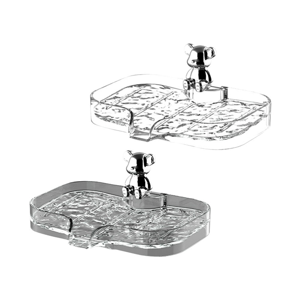 肥皂架｜壁掛式 肥皂盒 收納架 置物架 香皂架 瀝水架 肥皂 香皂 菜瓜布 收納 瀝水盒 浴室 廚房 水波紋-細節圖2