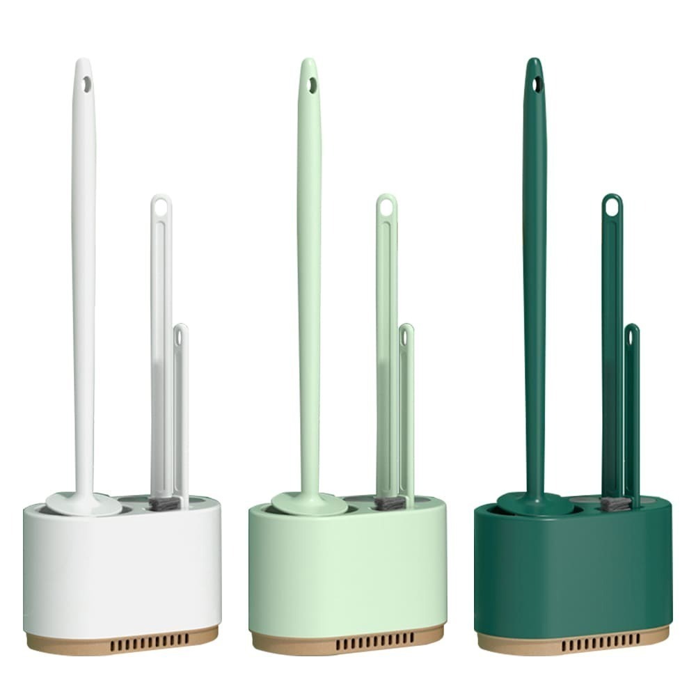 馬桶刷三件套｜清潔刷組 白色 壁掛式 馬桶刷 清潔刷 馬桶 刷子 廁所刷 馬桶清潔刷 馬桶清潔 廁所 浴室 清潔-細節圖2