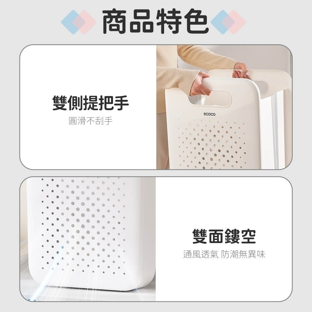 洗衣籃 污衣籃 折疊洗衣籃 收納籃 置物籃 摺疊洗衣籃 分類洗衣籃 髒衣籃 文件架 洗衣藍 籃子 手提-細節圖6