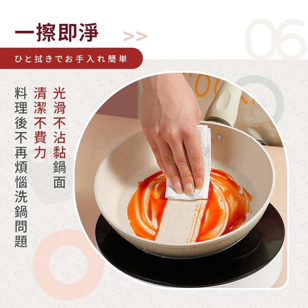 不沾鍋 平底鍋 炒鍋 煎鍋 麥飯石炒鍋 不沾平底鍋 不沾鍋平底鍋 平底鍋不沾鍋 鍋子 炒鍋不沾鍋 鍋蓋-細節圖7