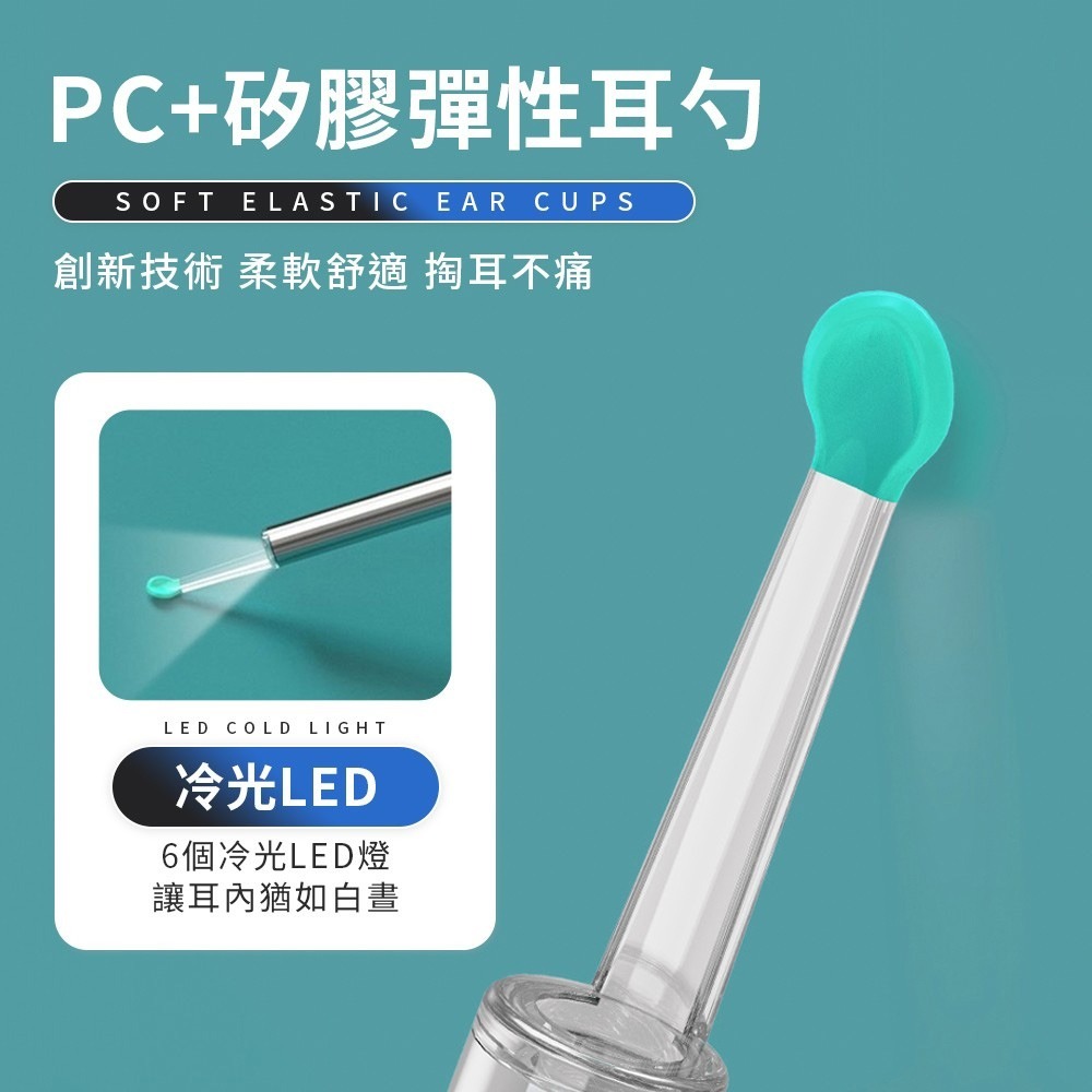 可視掏耳棒 挖耳棒 挖耳朵 掏耳工具 耳扒 耳勺 挖耳勺 挖耳器 挖耳屎 掏耳內視鏡 挖耳神器-細節圖5