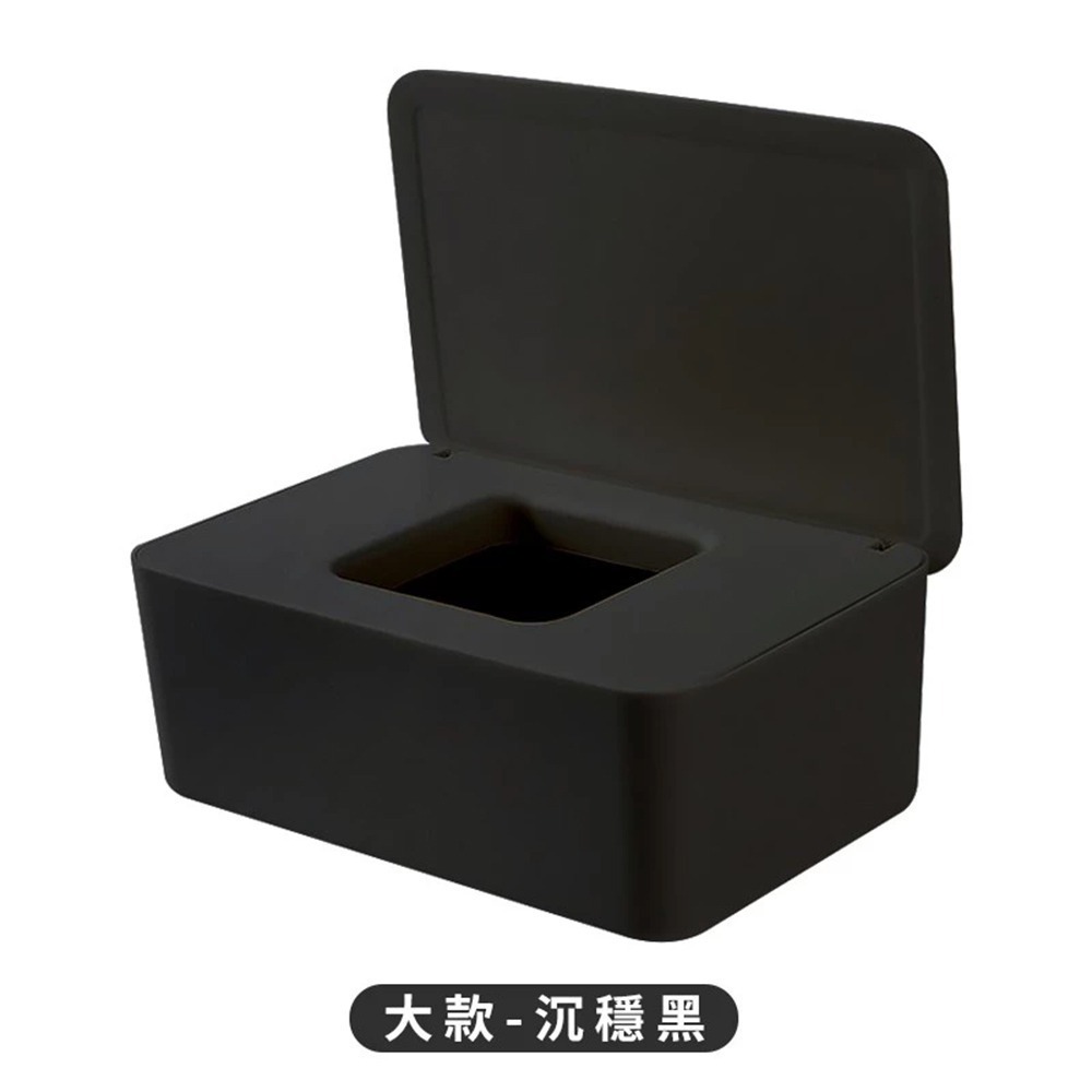 口罩收納盒 置物盒 口罩 收納 口罩盒 掀蓋收納盒 口罩收納 抽取盒 濕紙巾盒 防塵收納盒 桌上收納-規格圖9