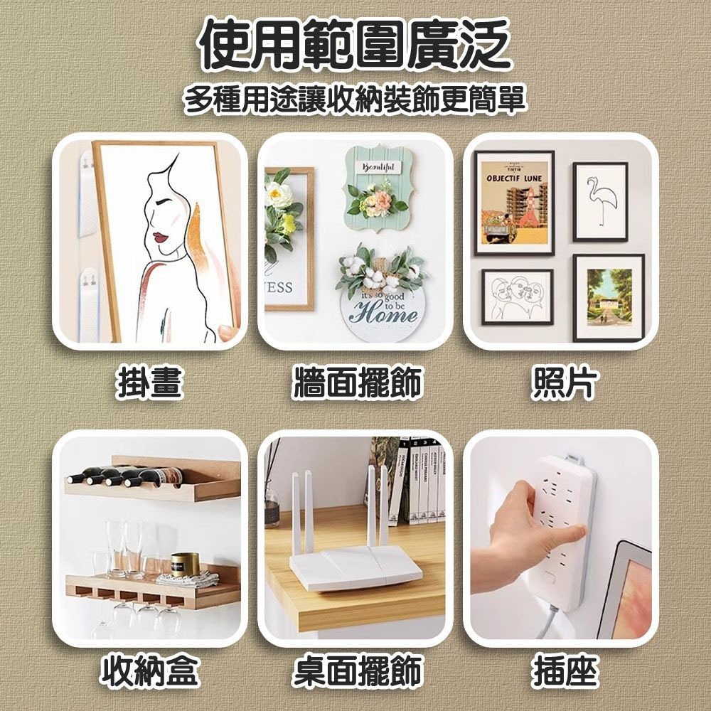 3M 魔力扣 壁掛 掛畫 無痕扣 魔術貼 背膠魔鬼氈 無痕魔力扣 無痕貼 相框扣 卡扣 魔鬼氈 無痕掛-細節圖3