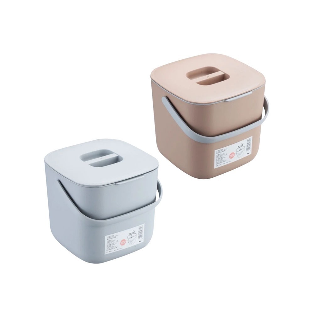 瀝水廚餘桶｜密封垃圾桶 廚餘桶 瀝水架 水槽垃圾桶 防臭垃圾桶 過濾網 垃圾桶 回收桶 廚房 收納-細節圖2