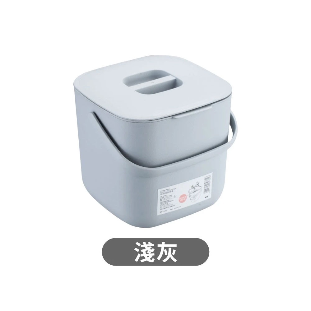 瀝水廚餘桶｜密封垃圾桶 廚餘桶 瀝水架 水槽垃圾桶 防臭垃圾桶 過濾網 垃圾桶 回收桶 廚房 收納-規格圖9