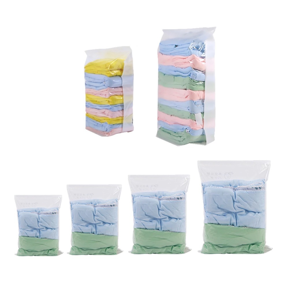 真空壓縮袋｜旅行壓縮袋 行李壓縮袋 棉被壓縮袋 衣服壓縮袋 收納 立體壓縮袋 衣服真空袋 旅行真空袋-細節圖2