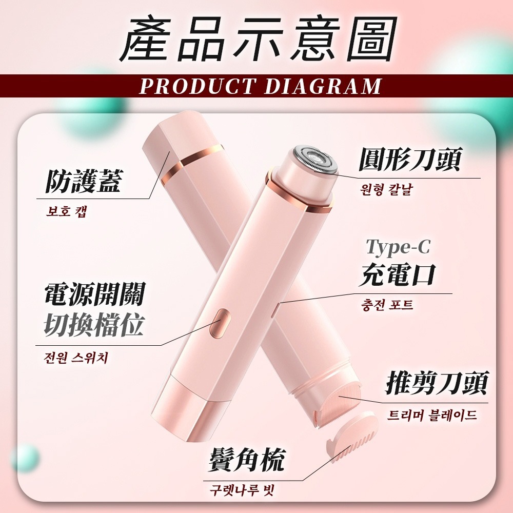 電動除毛刀｜私密處除毛 美體刀 除毛器 剃毛刀 除毛刀 刮毛刀 拔毛器 除毛儀 脫毛儀 剃毛 修毛機 脫毛機 刮腿毛-細節圖8