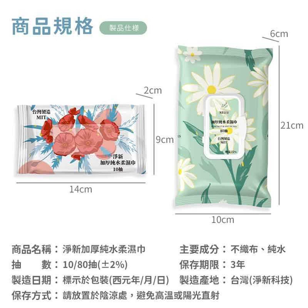 淨新科技｜濕紙巾 洗臉巾 純水濕紙巾 柔濕巾 濕巾 迷你濕紙巾 嬰兒濕紙巾 溼紙巾 寶寶濕巾 隨身濕紙巾-細節圖9