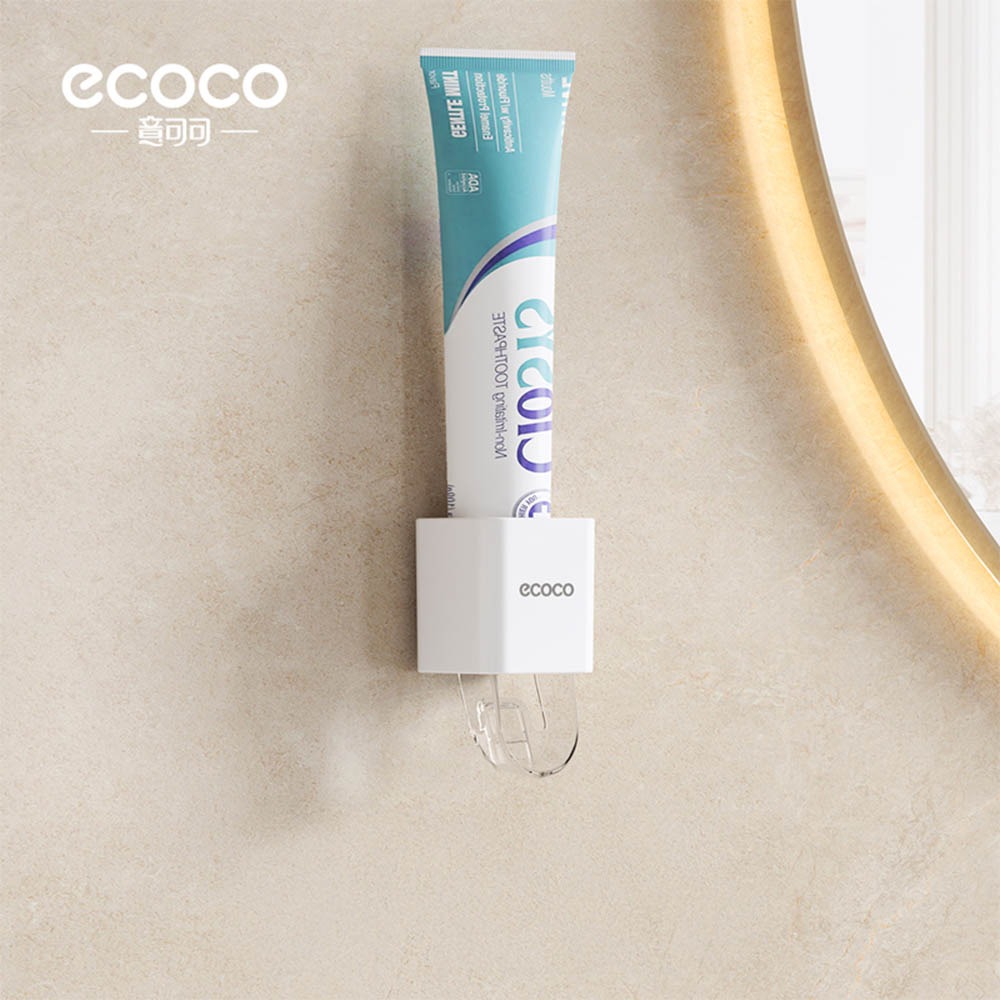 Ecoco 意可可｜自動擠牙膏器 壁掛 牙膏擠壓器 擠牙膏神器 牙膏架 牙膏置物架 牙膏收納 兒童牙膏 浴室收納-細節圖8