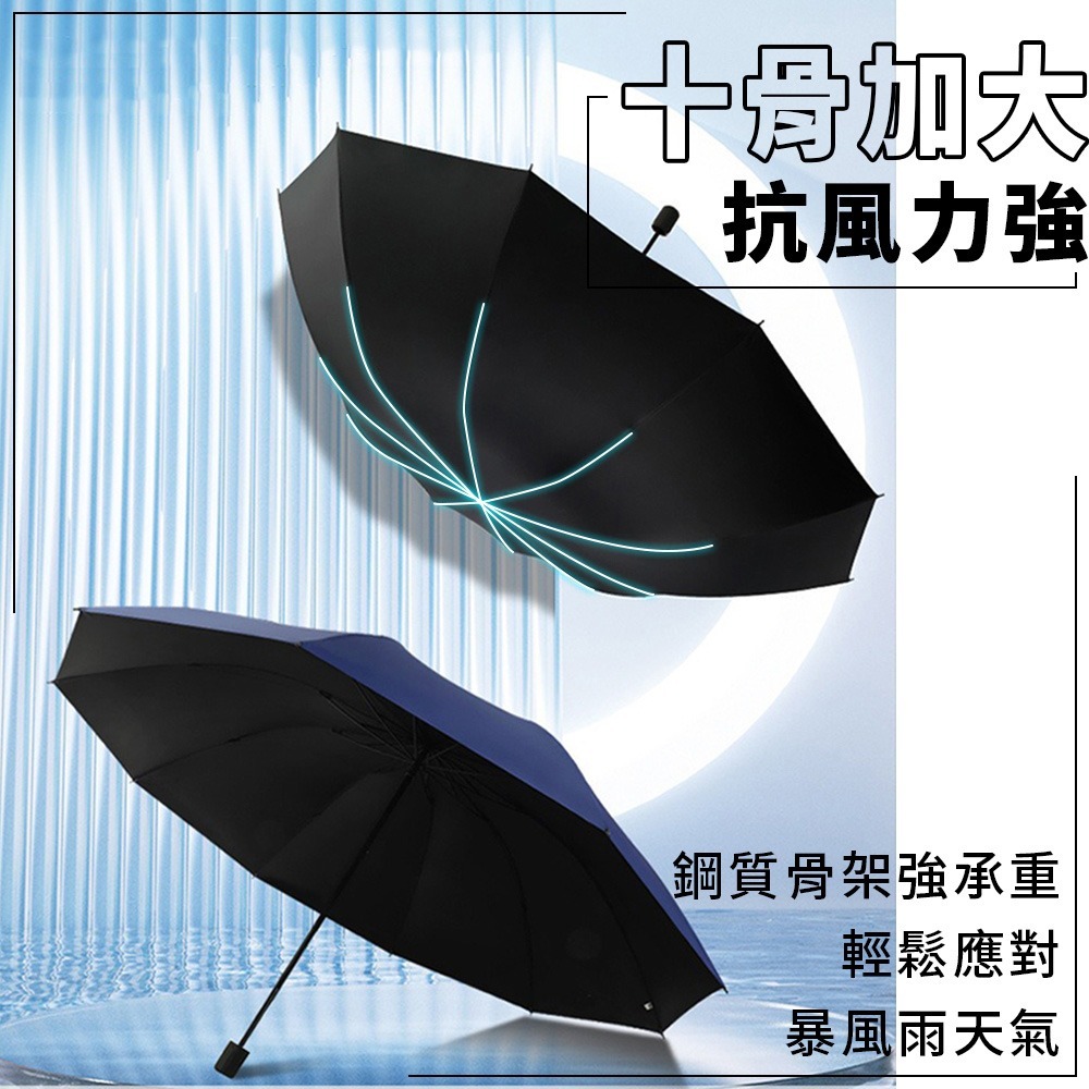 巨無霸反向傘｜晴雨通用 折疊傘 加大雨傘 摺疊傘 陽傘 晴雨傘 折傘 防曬傘 反向雨傘 摺傘 遮陽雨傘 黑膠傘-細節圖4