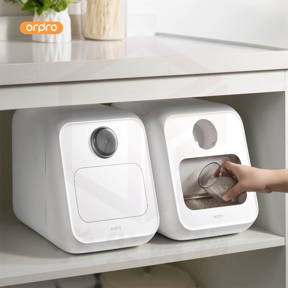 凡物上作｜米桶 自動開蓋 儲米桶 米缸 米筒 飼料桶 密封桶 廚房 收納 收納盒 收納米桶 量杯-細節圖9