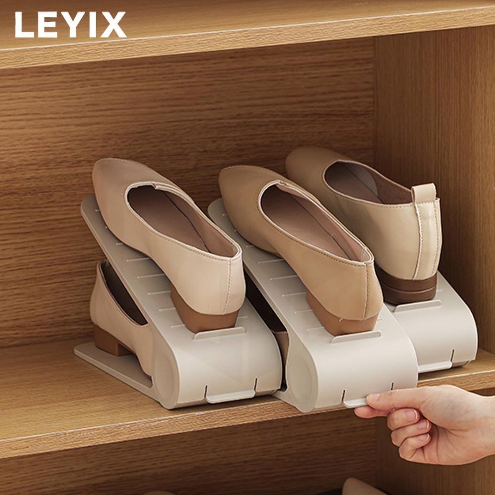 樂藝思 立體鞋架 雙層鞋架 可折疊鞋架 鞋子分類架 鞋子架 鞋拖 分層鞋架 可調鞋架 置物架 收納架-細節圖9