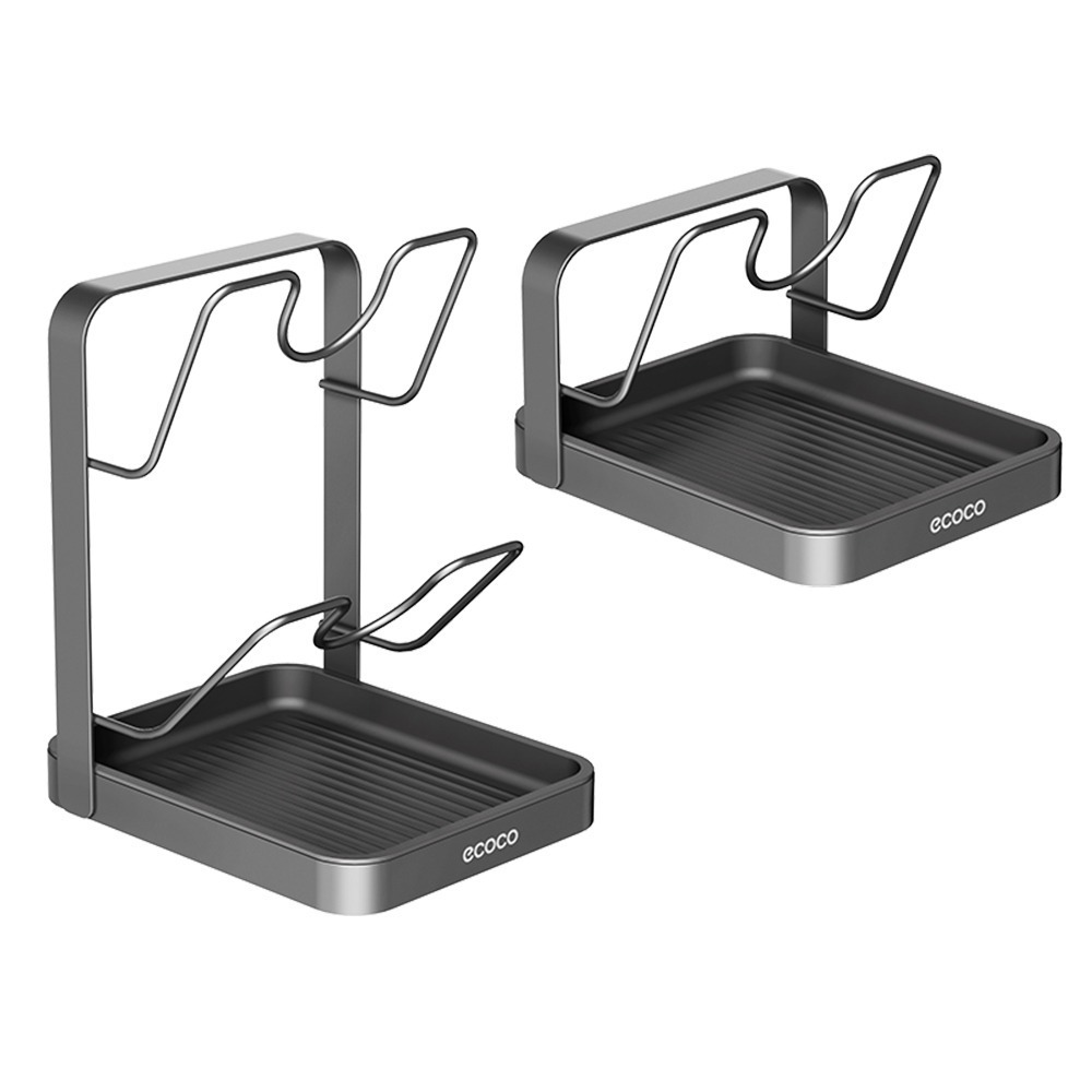 Ecoco 桌上型鍋蓋架 鍋蓋架 桌面鍋蓋架 砧板架 沾板架 菜板架 刀砧架 碗盤架 廚房 收納 置物-細節圖2