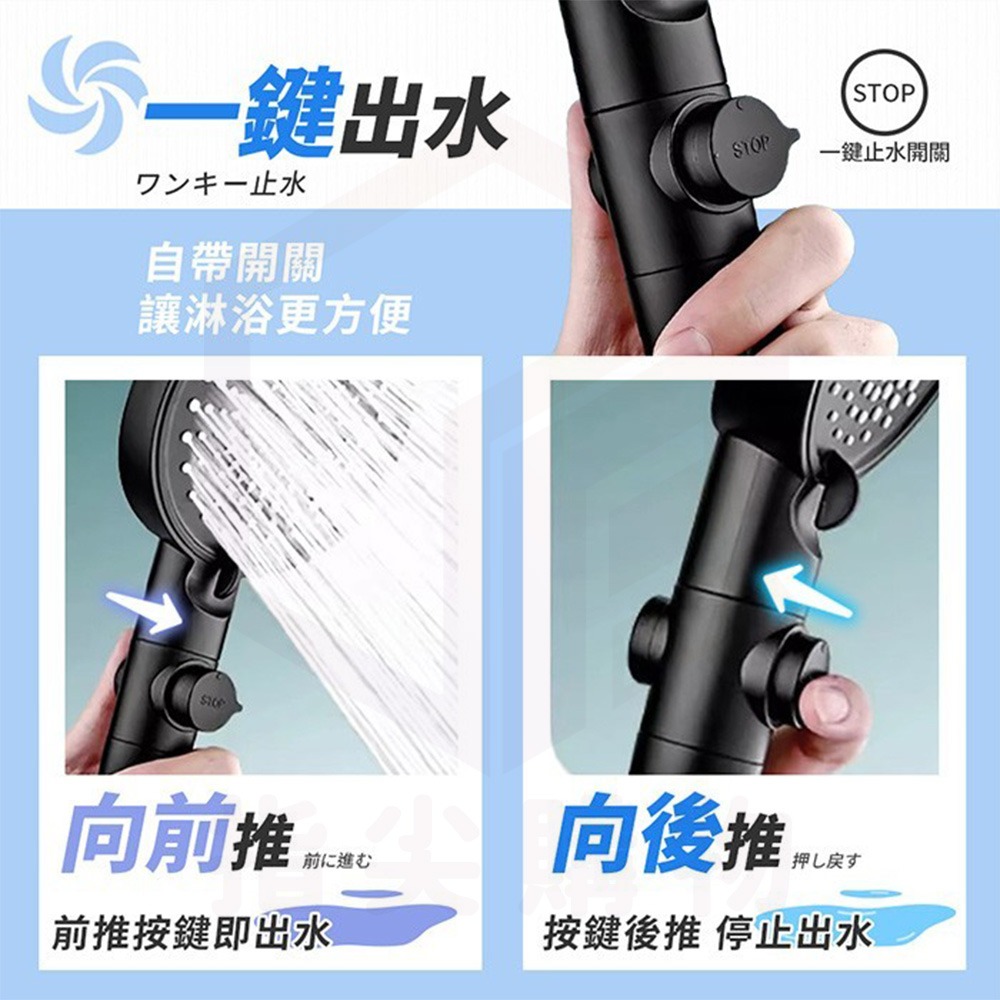 淋浴蓮蓬頭 加大面板六種模式 增壓蓮蓬頭 花灑 過濾蓮蓬頭 噴頭 浴室花灑 浴室蓮蓬頭 按摩蓮蓬頭 適用 四分通用接口-細節圖5