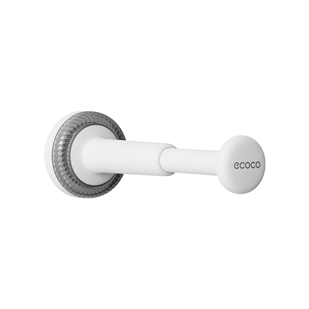 Ecoco【收納掛勾 吸盤壁掛】伸縮桿款 毛巾架 衣架收納 傘架 掛鉤 收納勾 牆壁掛勾 置物勾 浴室 廚房 無痕掛勾-細節圖2