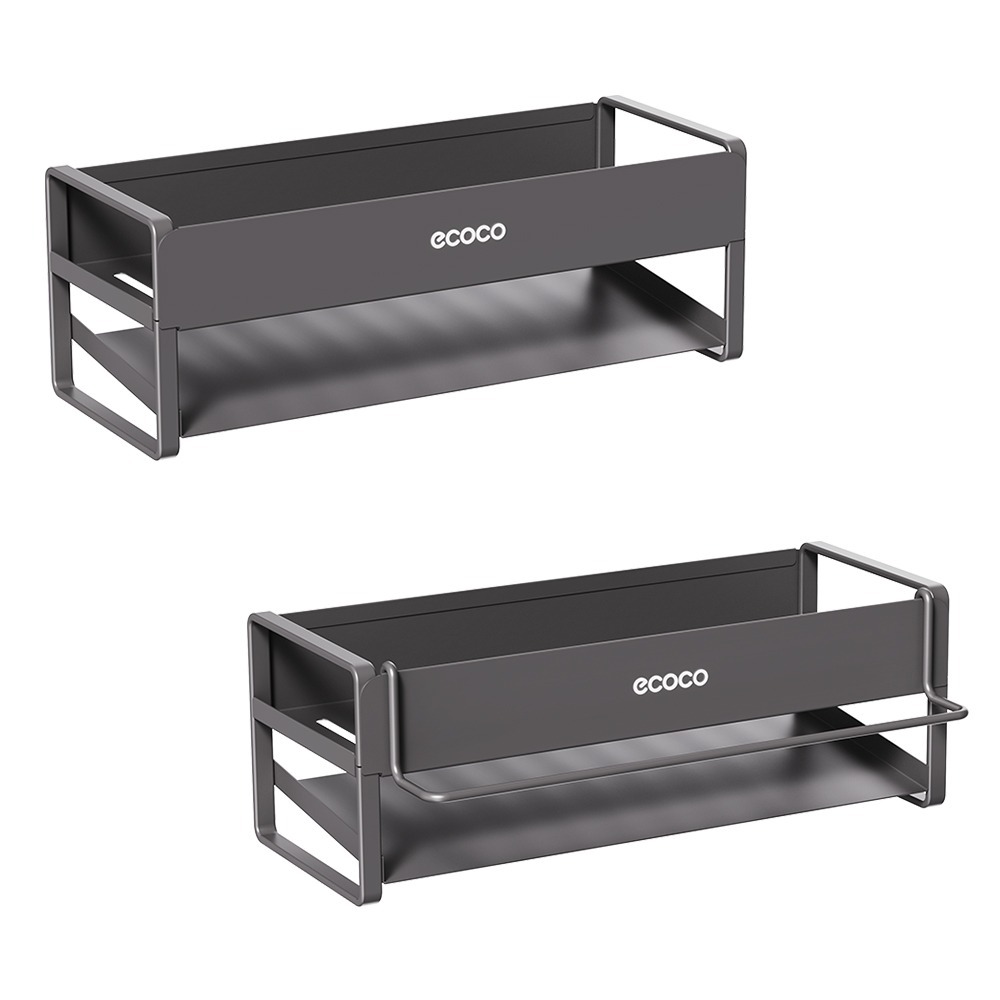 ecoco【廚房水槽架 瀝水盤導流設計】菜瓜布瀝水架 廚房置物架 瀝水收納架 海綿架 洗碗精架 水槽置物架 流理臺架-細節圖2