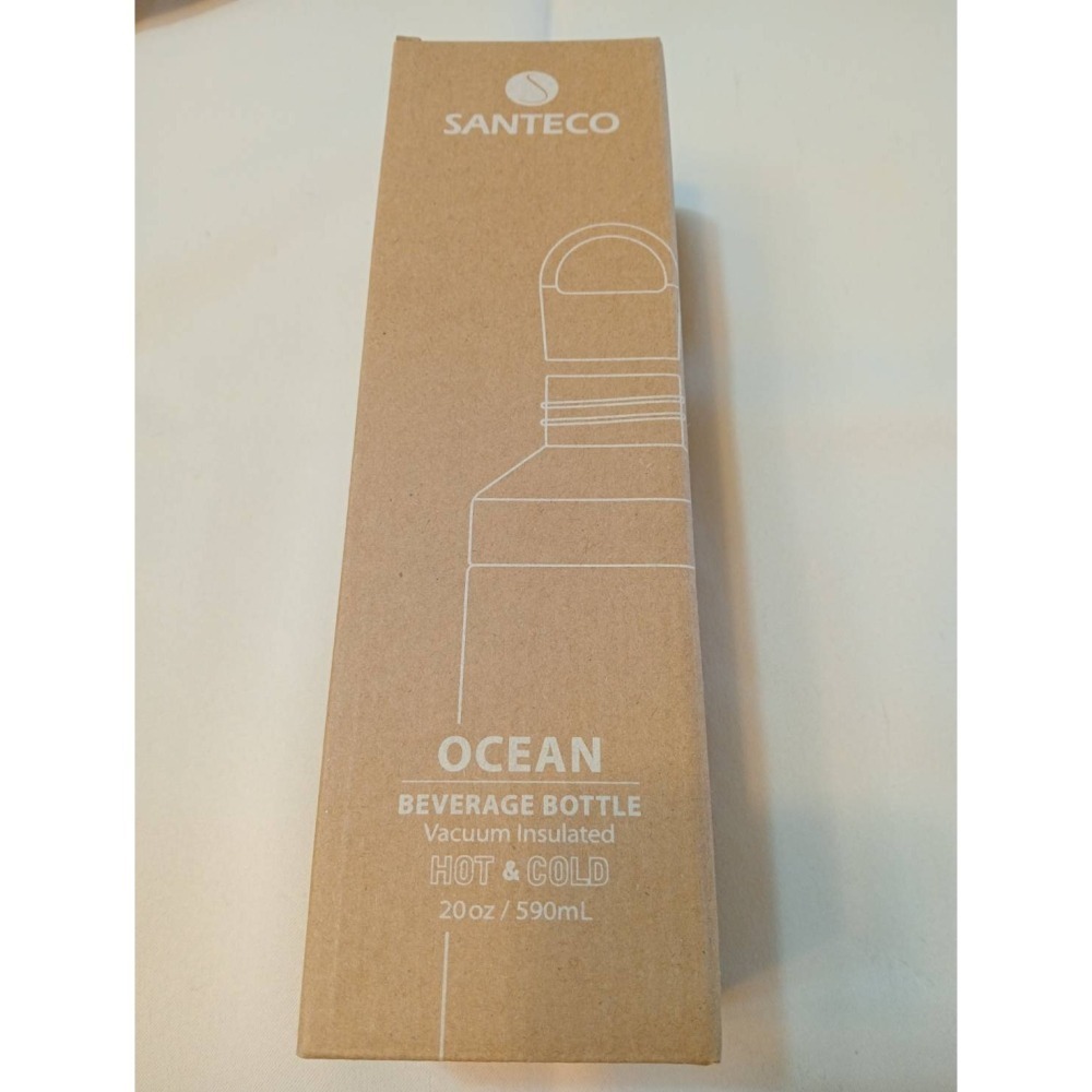 法國SANTECO｜OCEAN 時尚隨行保溫瓶｜⭐️食品級304不鏽鋼｜590ml/約 319g｜琥珀橙｜全新未拆-細節圖9