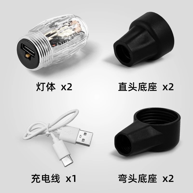 充電款氣嘴燈~震動即亮 (防水) 警示燈 輪胎燈 警示燈-細節圖5