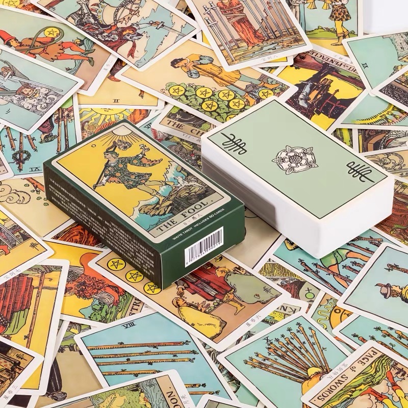 薰詩奈🔥現貨 史密斯韋特塔羅牌套裝｜初學者入門必備｜百年紀念版｜塔羅紙牌卡｜牌卡占卜牌卡｜塔羅占卜套組｜附塔羅書籍-細節圖2