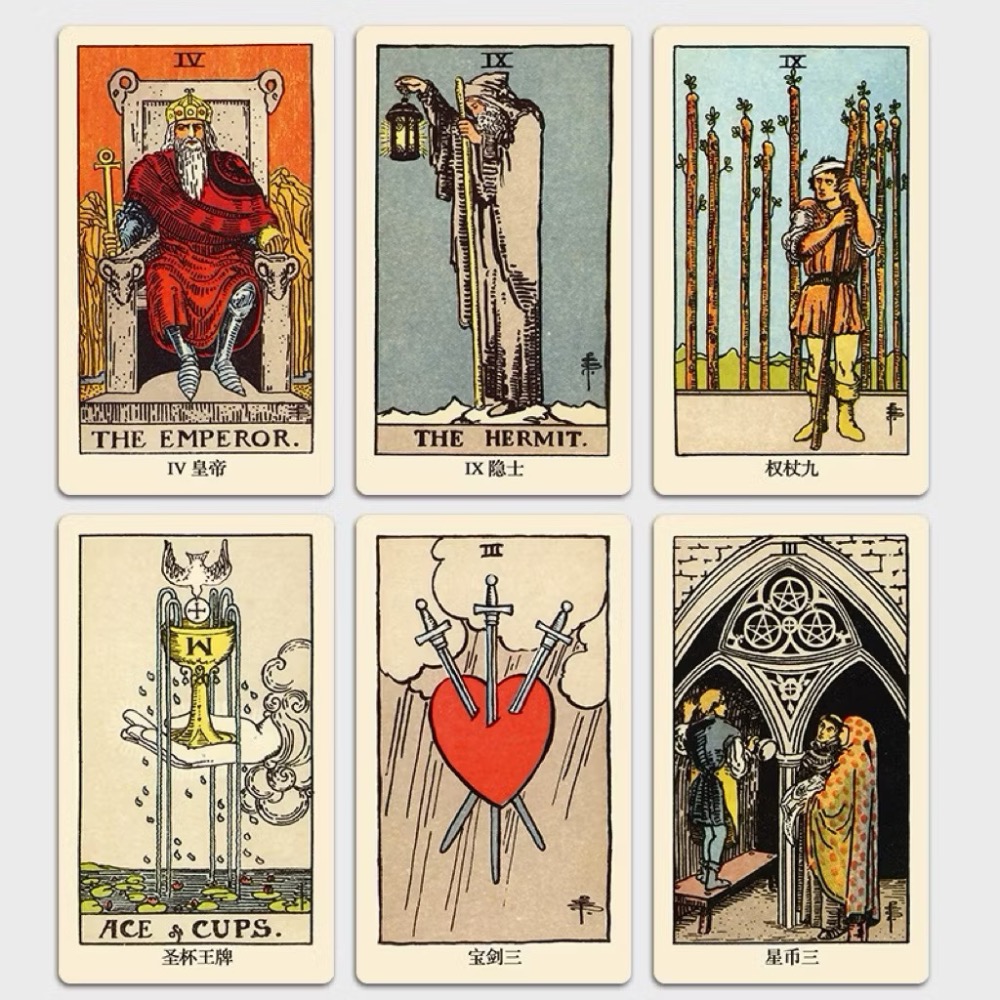 薰詩奈🔥現貨 史密斯韋特塔羅牌套裝｜初學者入門必備｜百年紀念版｜塔羅紙牌卡｜牌卡占卜牌卡｜塔羅占卜套組｜附塔羅書籍-細節圖6