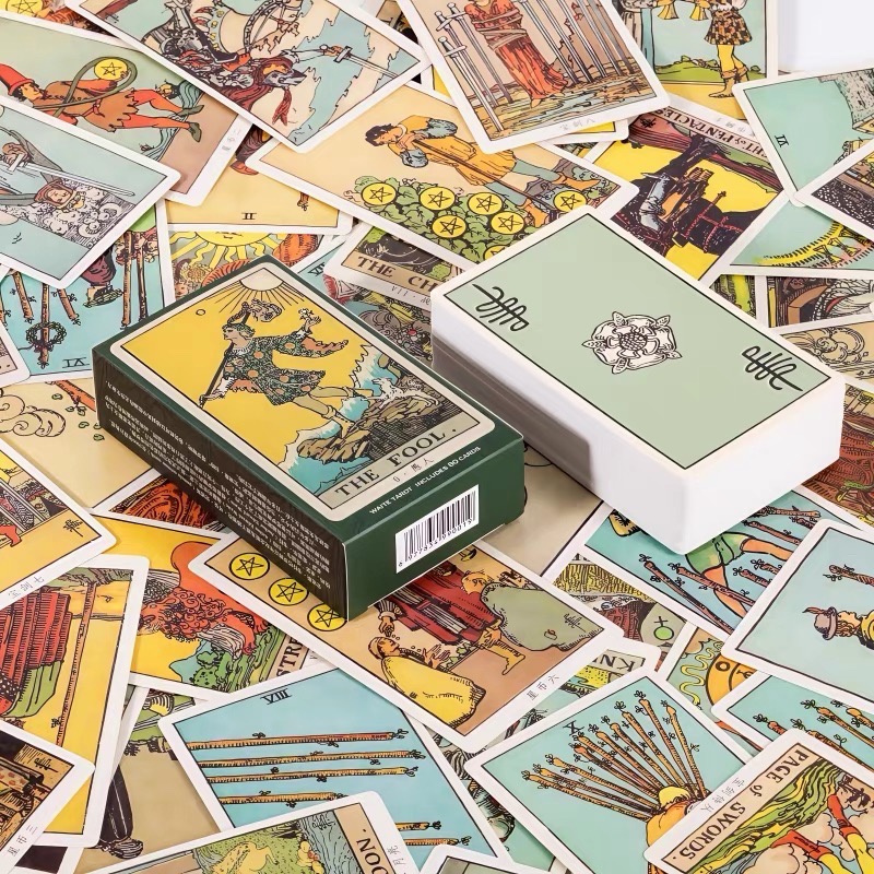 薰詩奈🔥現貨 史密斯韋特塔羅牌套裝｜初學者入門必備｜百年紀念版｜塔羅紙牌卡｜牌卡占卜牌卡｜塔羅占卜套組｜附塔羅書籍-細節圖2