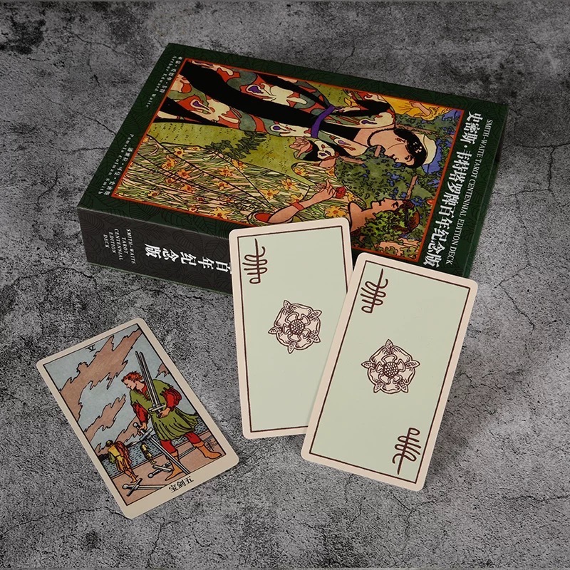 薰詩奈🔥現貨 史密斯韋特塔羅牌套裝｜初學者入門必備｜百年紀念版｜塔羅紙牌卡｜牌卡占卜牌卡｜塔羅占卜套組｜附塔羅書籍-細節圖3