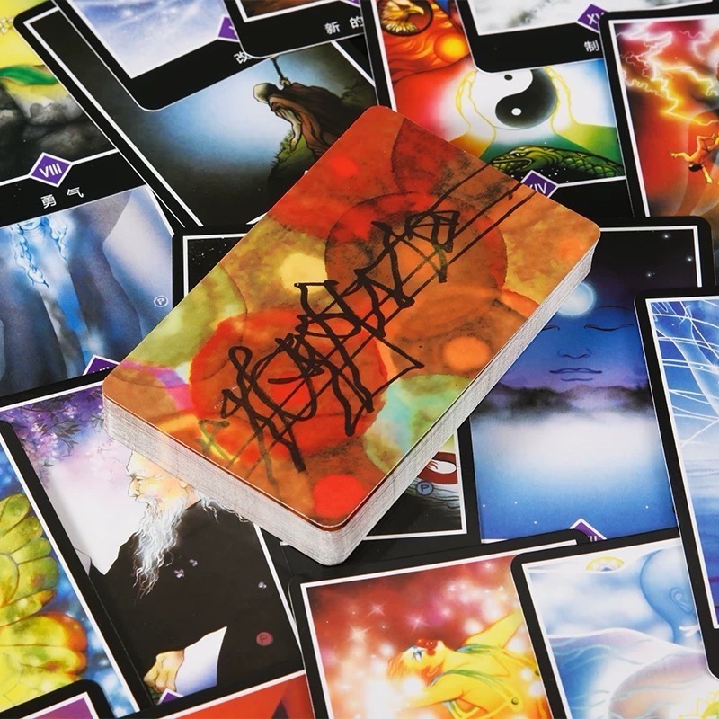 現貨 奧修禪塔羅牌 中文版套裝｜附中文說明書 禪意牌卡 占卜工具 新手入門塔羅牌 超越二元對立的禪塔羅 盒裝-細節圖4