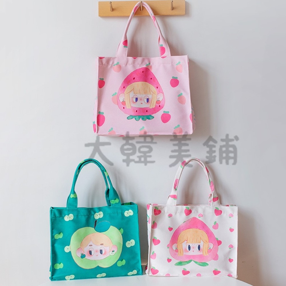 <日韓包款>可愛卡通塗鴉手提包 百搭包/編織包/ 手提包/肩背包/側背包/信封包/包包/斜背包-細節圖6