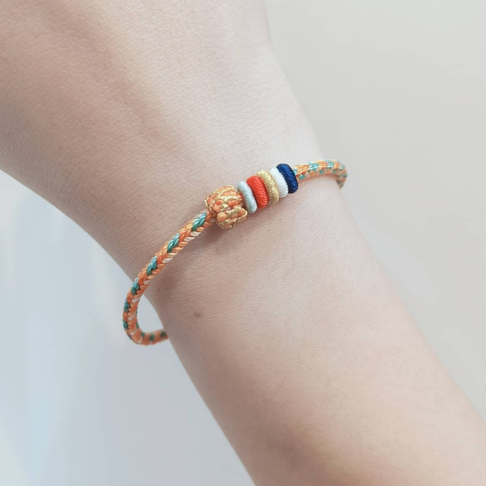 <開運手鍊>  小龍年 紅繩手鍊 五彩繩 好運開運 九紫離火-細節圖4