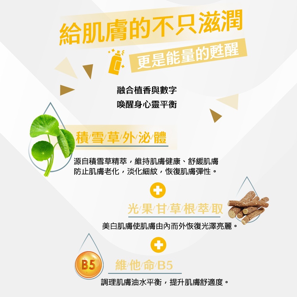 數字水泌no.8豐盛 數字水泌 保濕化妝水 外泌體 積雪草 化妝水 保濕化妝水 噴霧化妝水-細節圖4