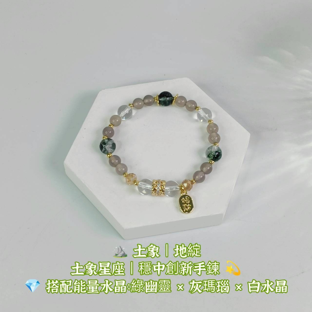 流年星座水晶手鍊系列 尺寸14-14.5 水晶手鍊 招財 招桃花 招人緣 草莓晶 黃水晶 紫水晶 白水晶-細節圖7