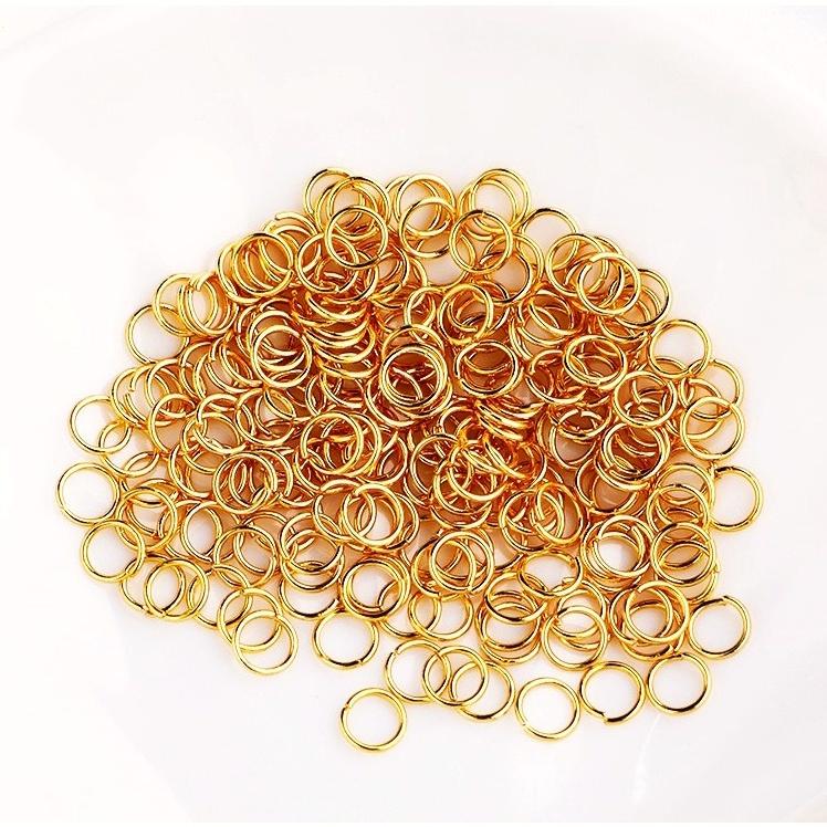 ✨星辰✨ 開口圈 連接圈 C圈 開口環 14K包金 14K包金開口圈 串珠材料 DIY材料包 銀飾【MA049】-細節圖4