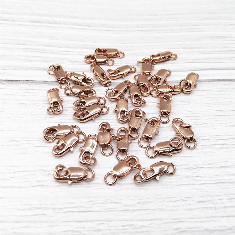 ✨星辰✨ 魚尾扣 彈簧扣 扣頭 14K包金 14K包金魚尾扣 串珠材料 DIY材料包 銀飾 龍蝦鉤 蝦鉤【MA046】-細節圖6