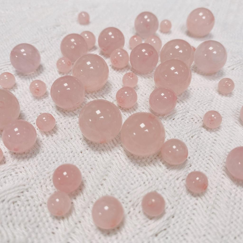 粉水晶 水晶 粉晶 粉水晶手鍊 粉水晶手串 粉水晶串珠 招桃花水晶 愛情水晶 天然水晶 招桃花水晶 人緣【CR006】-細節圖5