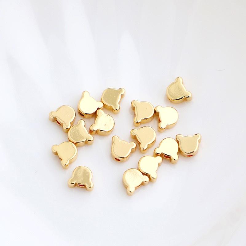 ✨星辰✨ 隔珠 隔片 墊片 星星隔珠 星星材料 熊熊 十字架 蝴蝶 串珠材料 DIY材料包 散珠【MA003】-細節圖4