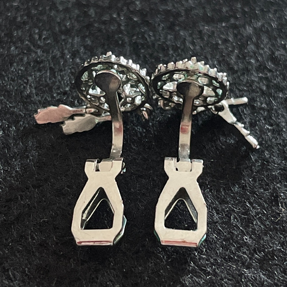 韓 氣質 輕巧 捕夢網 造型 羽毛 垂墜式 夾式耳環@c519€-細節圖4