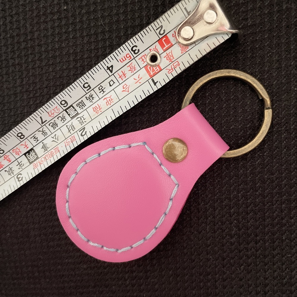 手作十字繡皮質鑰匙圈@c519€-細節圖2