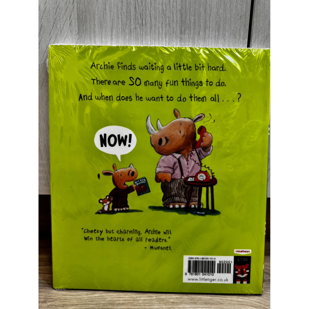 小彼恩小犀牛艾奇四冊 毛毛蟲點讀 Archie the Rhino Series-細節圖3
