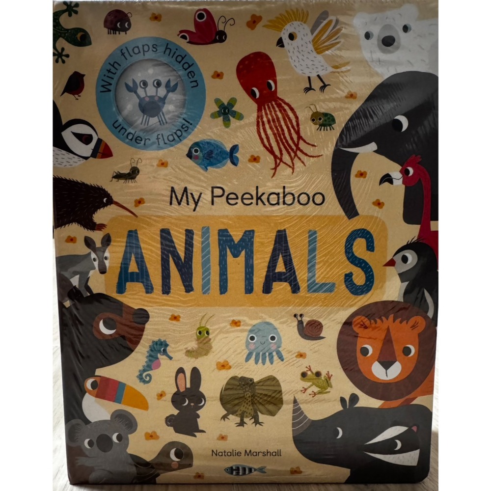 小彼恩 My Peekaboo三冊 毛毛蟲點讀 全新 超多翻翻頁-細節圖3