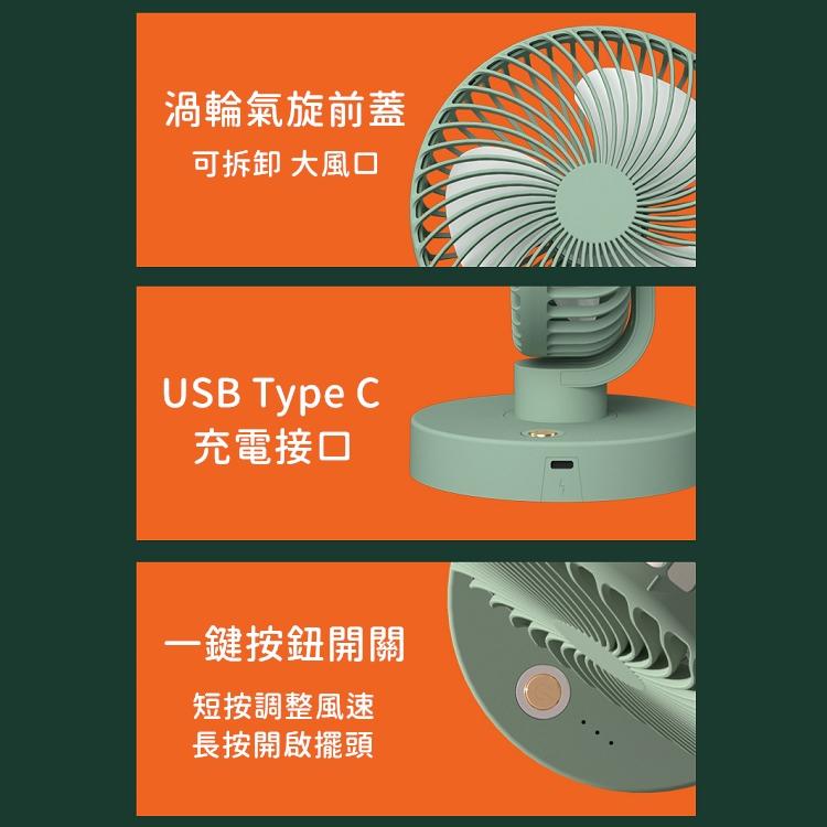 【🔥台灣24H出貨🔥】小風扇 usb風扇 擺頭風扇 自動擺頭小夾扇 推車風扇 電風扇 小電扇 靜音風扇【RS1492】-細節圖9