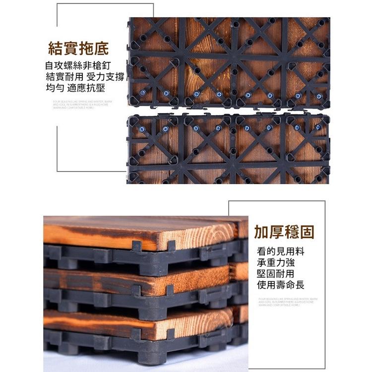 【🔥台灣24H出貨🔥】木地板 戶外實木地板 拼接木板 地板 木板 拼接地板 實木地板【RS1393】-細節圖5